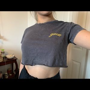 Cropped Guess Tee!